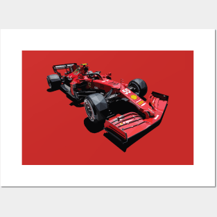 Carlos Sainz F1 car Posters and Art